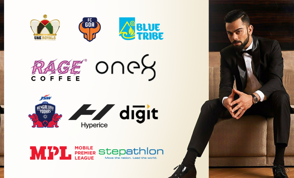 Virat Kohli Investments