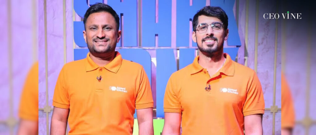Speed Kitchen Secures ₹2 Crore Deal on Shark Tank India Season 4 Speed Kitchen founders on shark tank India